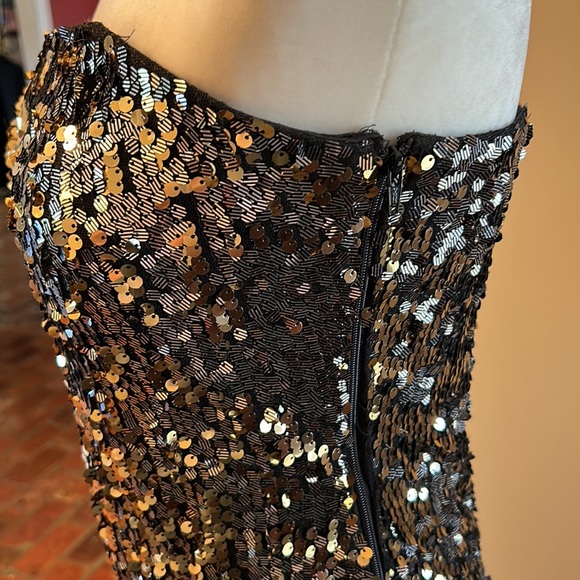 La Femme Short Trendy Sequin Prom Dress sz8 - Picture 7 of 15